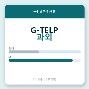 북구우산동 지텔프과외 안내 이미지 — 스코어핏 1:1 맞춤 수업, 첫 수업 무료 체험