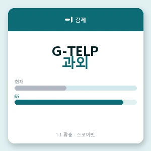 김제 지텔프과외 안내 이미지 — 스코어핏 1:1 맞춤 수업, 첫 수업 무료 체험