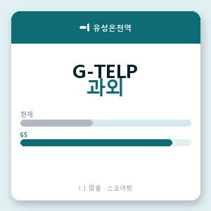 유성온천역 지텔프과외 안내 이미지 — 스코어핏 1:1 맞춤 수업, 첫 수업 무료 체험